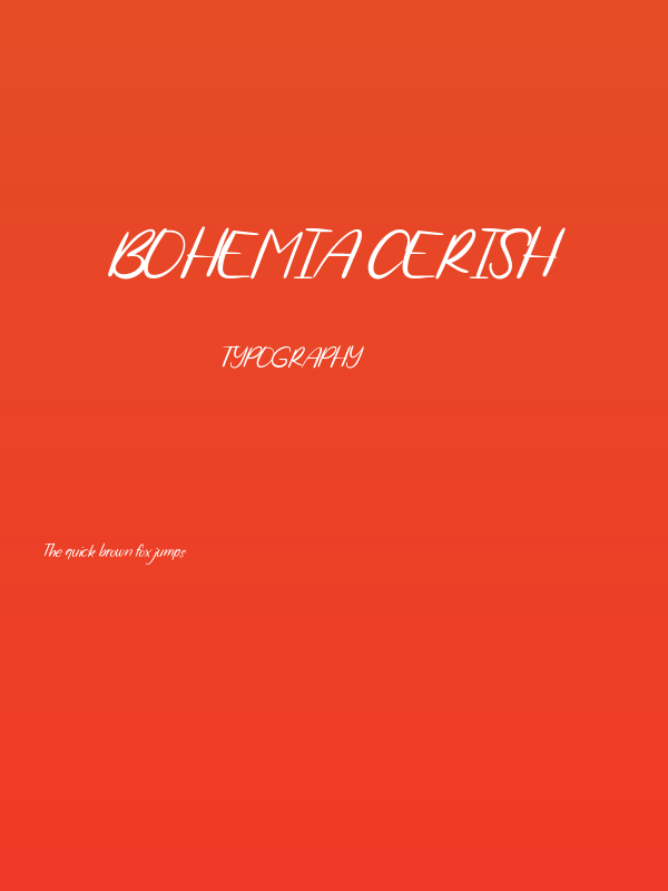 Bohemia Cerish Poster