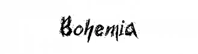 Bohemia  フリーフォントのダウンロード