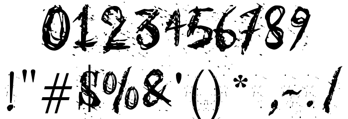 Bohemia Font OTHER CHARS