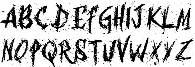 Bohemia Schriftart Groß