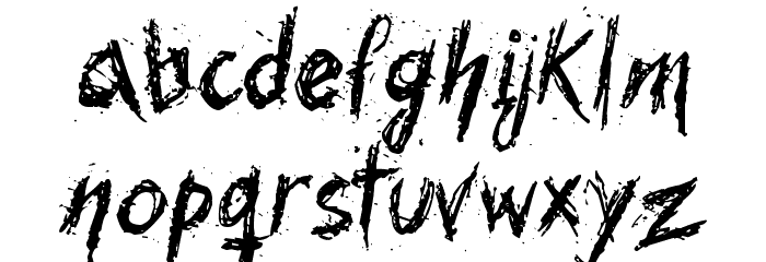 Bohemia Font LOWERCASE