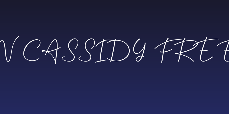 Bohemian Cassidy Free Regular Social Header