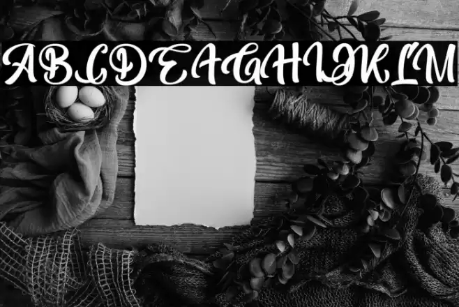 Bohemian Melody Font examples