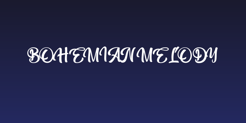 Bohemian Melody Social Header