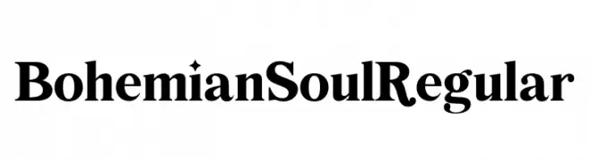 Bohemian Soul Regular  Frei Schriftart Herunterladen