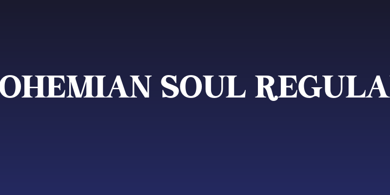 Bohemian Soul Regular Social Header