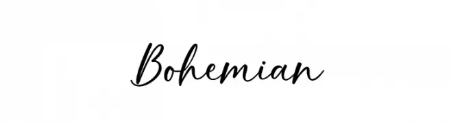 Bohemian  Fuentes Gratis Descargar