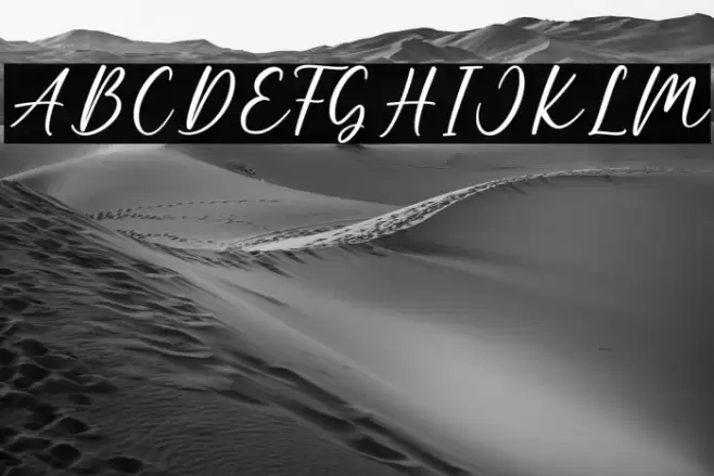 Bohemian Font examples