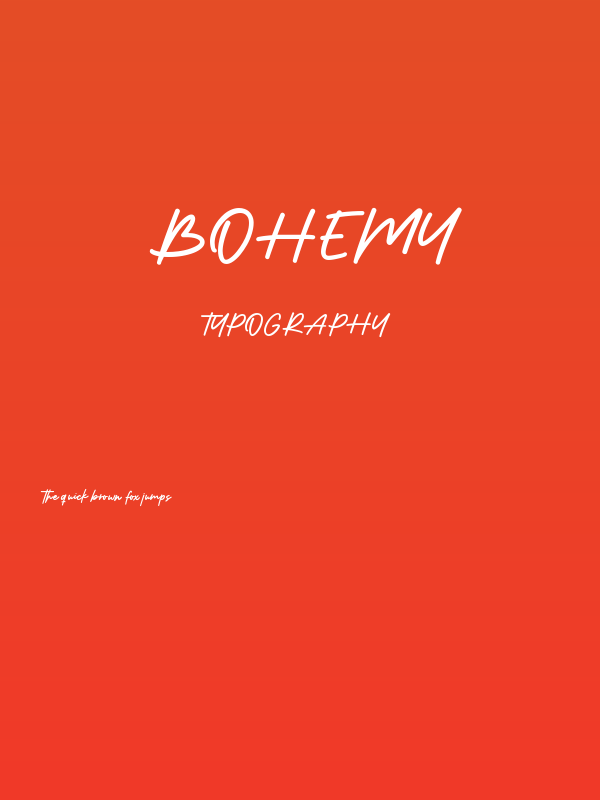 Bohemy Poster