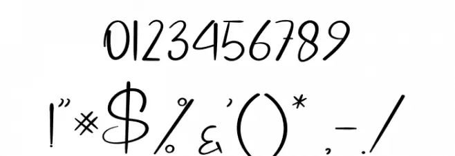 Boho Bear Font OTHER CHARS