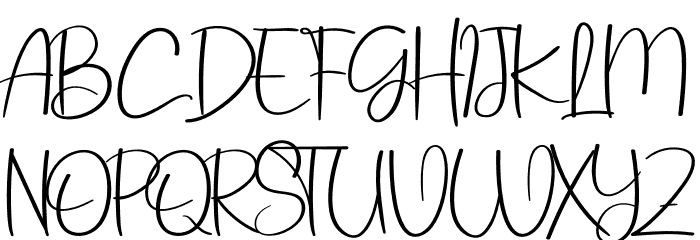 Boho Bear Font UPPERCASE