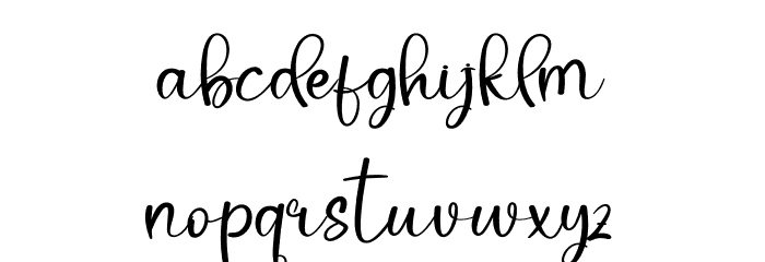 Boho Bear Font LOWERCASE