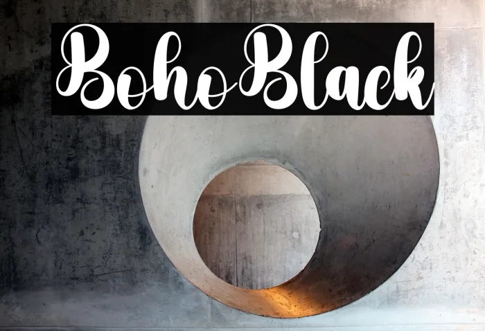 Boho Black Example 1