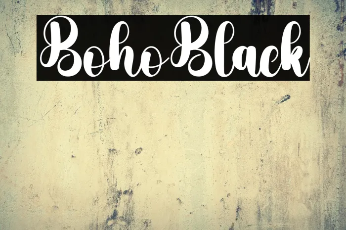 Boho Black Example 2