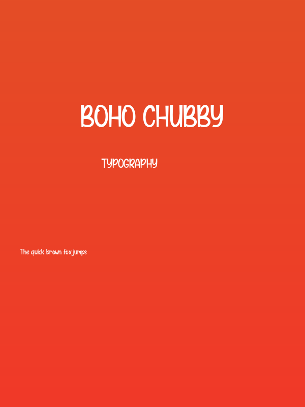 Boho Chubby Poster