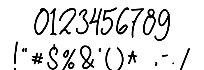 Boho Flowers Font OTHER CHARS