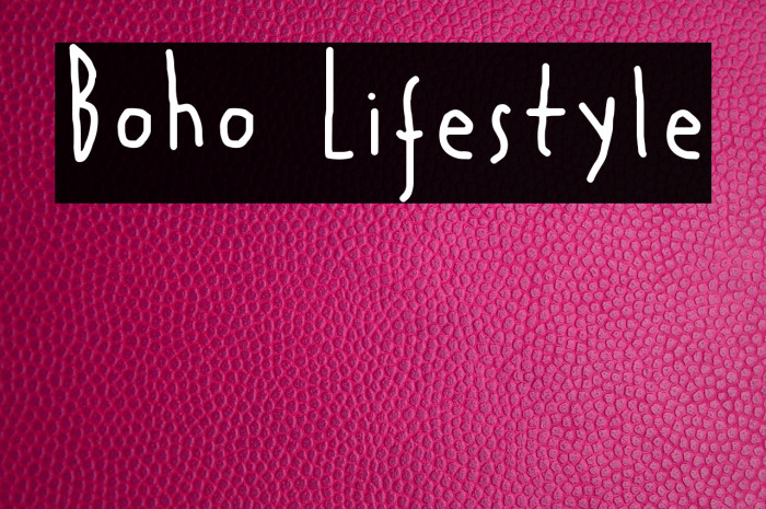 Boho Lifestyle Example 2