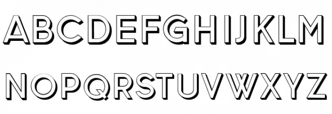 Boho Regular 字体 大写