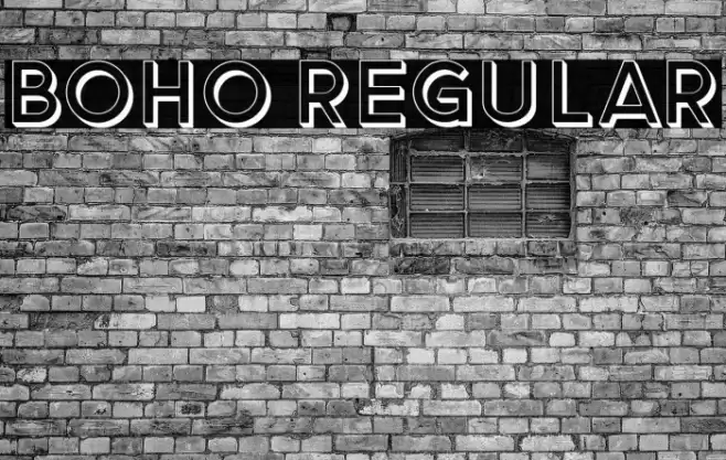 Boho Regular Font examples