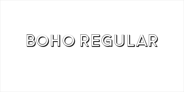 Boho Regular Logo