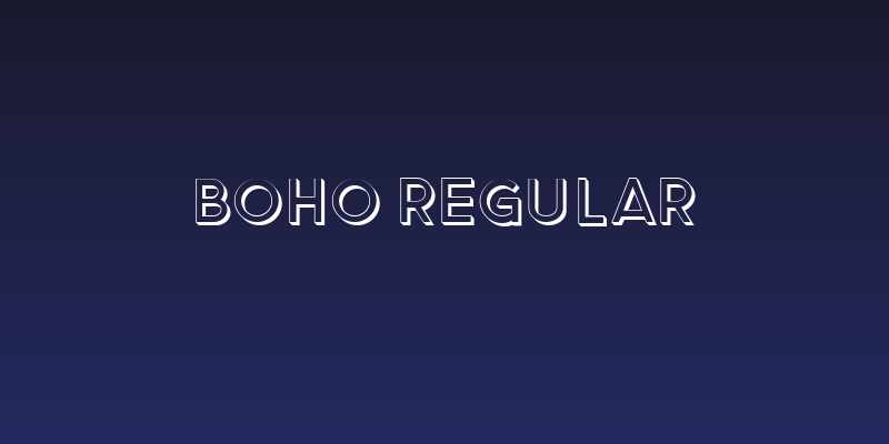 Boho Regular Social Header