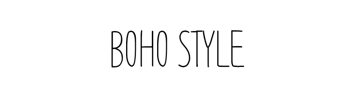 Boho Style  免费字体下载