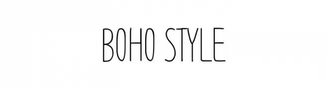Boho Style 