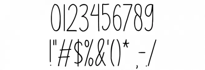 Boho Style Font OTHER CHARS