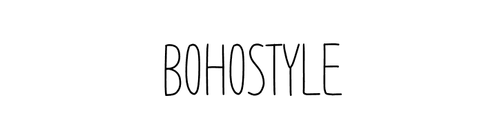 Boho Style  フリーフォントのダウンロード