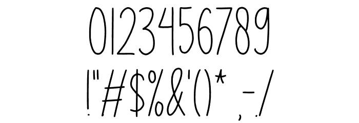 Boho Style Font OTHER CHARS