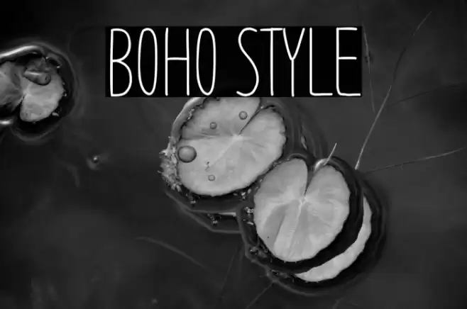 Boho Style Font examples