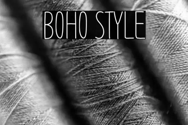 Boho Style Font examples