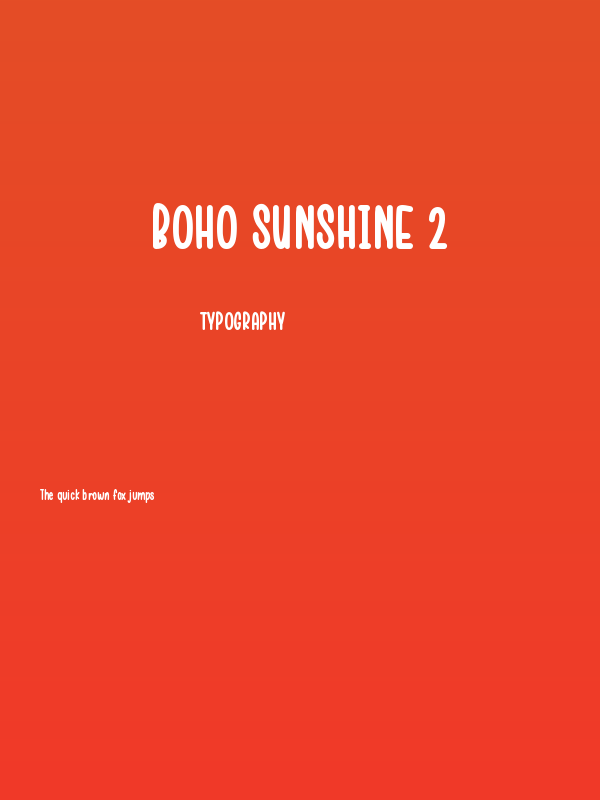 Boho Sunshine 2 Poster