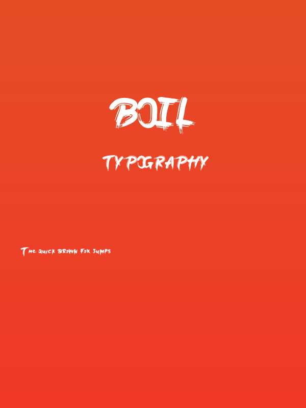 Boil Poster