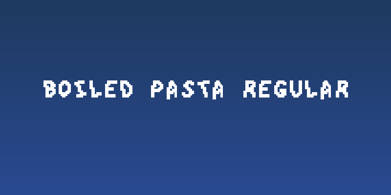 Boiled Pasta Regular Social Header