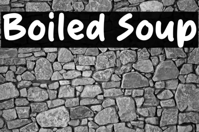 Boiled Soup Example 2