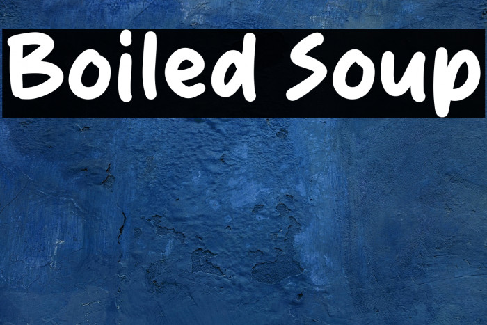 Boiled Soup Example 3