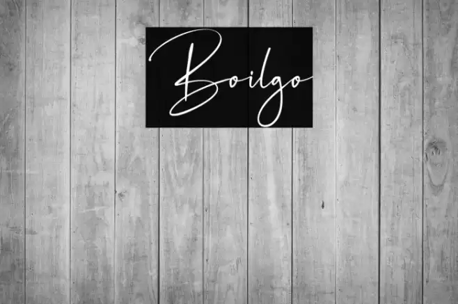 Boilgo Font examples