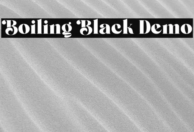 Boiling Black Demo Example 1