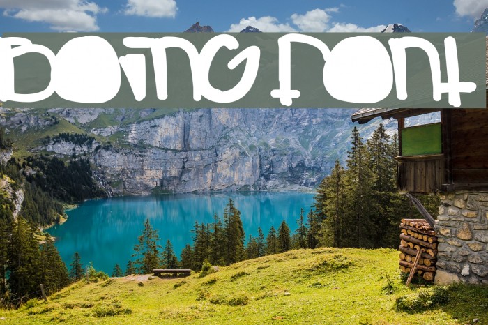 Boing Font examples