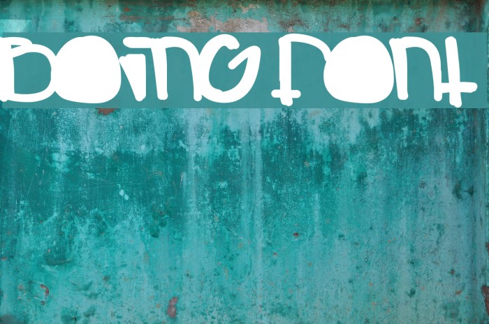 Boing Font examples