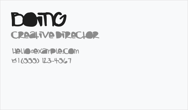 Boing Business Card
