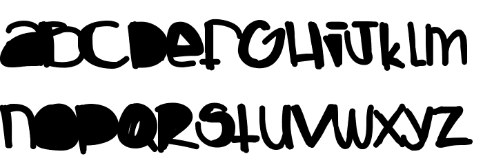 Boing Font LOWERCASE
