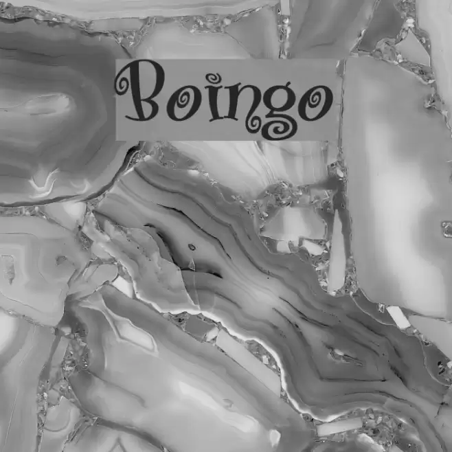 Boingo Fonte examples