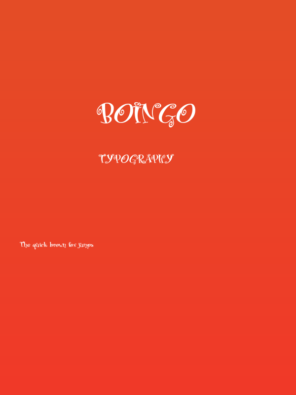 Boingo Poster
