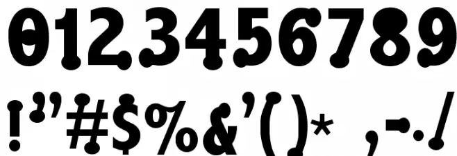 Boink Font OTHER CHARS