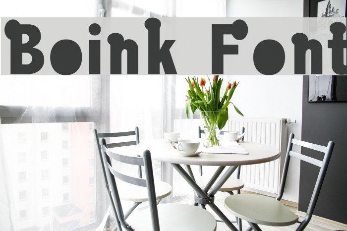 Boink Font examples