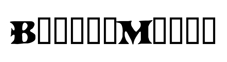 BoinkoMatic Schriftart