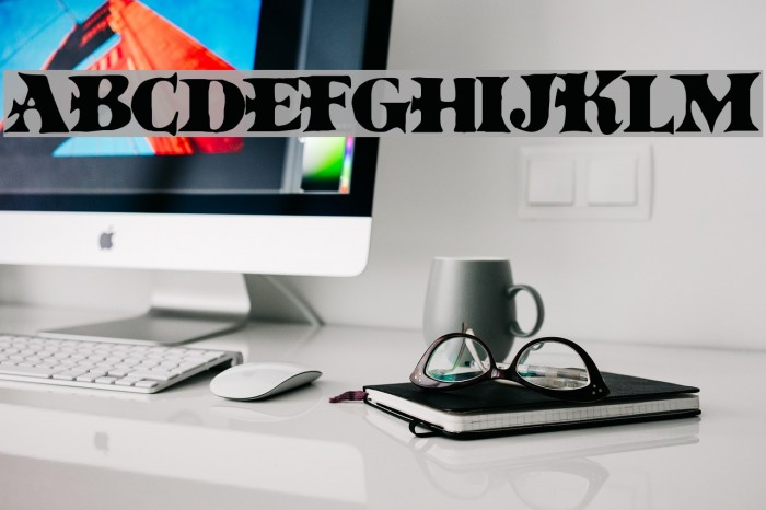 BoinkoMatic Font examples