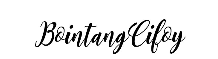 Bointang Cifoy  Descarca Fonturi Gratis